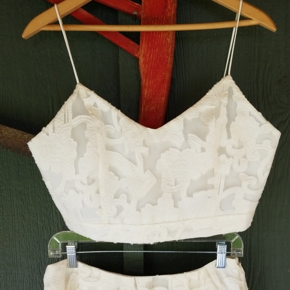 NWT! Crop top and high waisted skirt set! - Picture 2 of 5